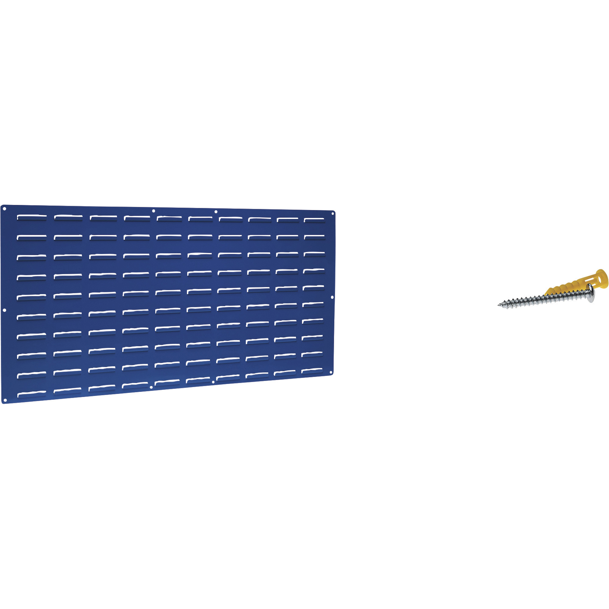 Triton Louvered Panel, 24in.H x 48in.W, Teal/Brown, Model# LVP-1